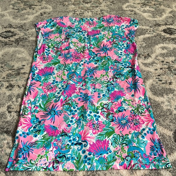 Lilly Pulitzer Talli Swim Coverup Dress in Paradise Petals, size small - Picture 9 of 10
